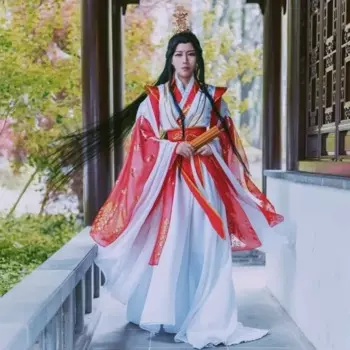 Костюм для косплея унисекс Xie Lian Tian Guan Ci Fu, костюм для косплея ханьфу из аниме, одежда в старинном стиле, карнавальные костюмы на Хэллоуин, полный комплект