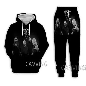 Костюм из двух предметов для мужчин и женщин, толстовка с капюшоном и брюки с 3D-принтом наемника в стиле рок, костюм с брюками