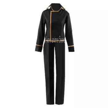 Костюм сагару ямазаки для косплея взрослые мужские женские черные наряды Униформа Хэллоуин карнавальный костюм