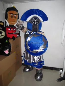 Костюм талисмана Титан рыцарь Спартанский маскарадный костюм на заказ Аниме Косплей маскотэ маскарадное платье