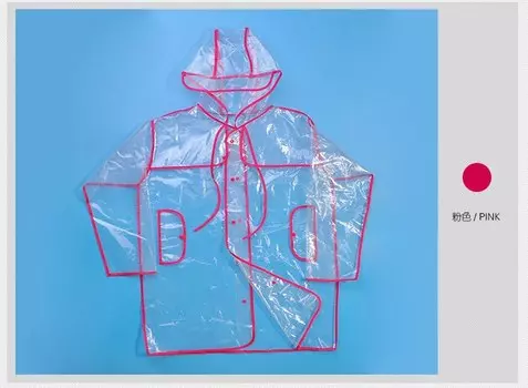 КOTUDENAVY прозрачный виниловый плащ