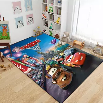 Ковер MINISO Disney Тачки Молния Маккуин