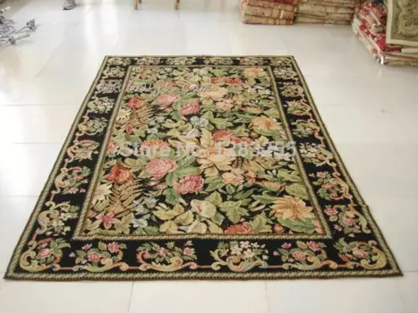 Ковер ручной работы из 100% шерсти с иглами