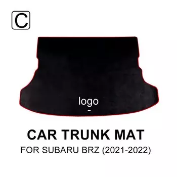 Коврик для багажника автомобиля для Subaru BRZ, Toyota GR86 2021 2022, с логотипом под заказ, Пылезащитный Водонепроницаемый защитный задний коврик, накладка, аксессуары для отделки