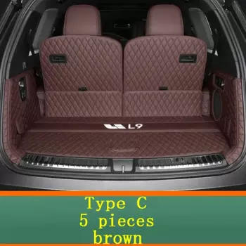 Для Li Lixiang L9 2022 2023, коврик для багажника автомобиля, поднос для багажника, коврик для багажника, защитный коврик для багажника, аксессуары, чехол