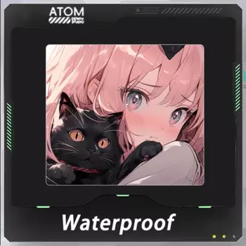 Коврик для мыши ATOM из смолы, нескользящий, 300x350 мм