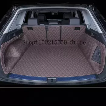 Коврик для обуви Custom Auto высококачественные кожаные аксессуары, коврики для багажника автомобиля VW Volkswagen Touareg 2019-2022