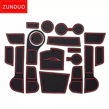 Коврик для подстаканника, резиновый, противоскользящий, для Kia Rio X-Line, RIO 4 2017-2022, 2018, RIO4