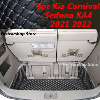 Коврик для заднего багажника для Kia Carnival Sedona KA4 2021 2022