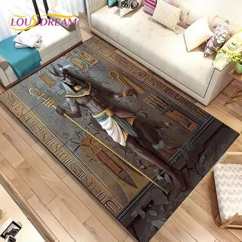 Коврик LOUSIDREAM с изображением Анубиса