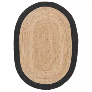 Коврик овальный бегунок джутовый новейший дизайн деревенский вид коврик для гостиной ковры