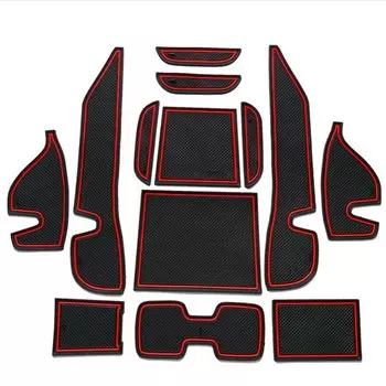 Коврик с дверным слотом для Suzuki SX4 2007-2012, подушка с желобом для ворот, автомобильная резиновая подставка, искусственные противоскользящие ковры