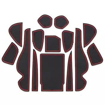 Коврик с отделением для ворот для Toyota Harrier 60 XU60 2014 2015 2016, нескользящий латексный держатель для чашки, коврик, аксессуары для интерьера, декоративные аксессуары