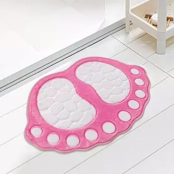 Коврики для ванной, полиэстер, эффект памяти