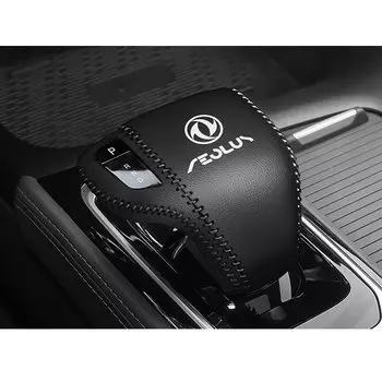 Кожаная автомобильная ручка переключения передач, накладки на рычаг переключения передач для Dongfeng Huge Aeolus Haoji 2022 2023 2024 2025, защита воротника