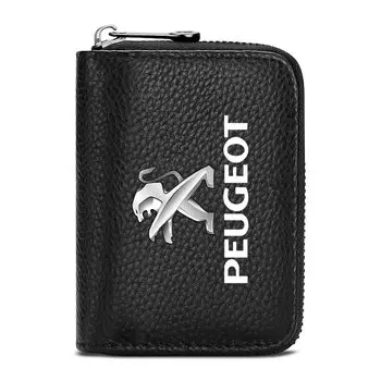 Кожаная идентификационная карта для водительского удостоверения для Peugeot 308 408 508 RCZ 208 3008 2008 206