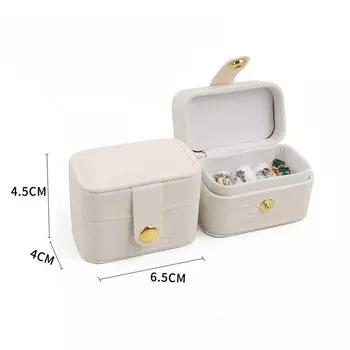 Кожаная мини-шкатулка для украшений QIAO