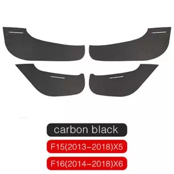 Кожаная наклейка на дверь автомобиля из ПВХ, защитная пленка для боковых краев двери для BMW F15 F16 F25 F26 E84 E70, аксессуары