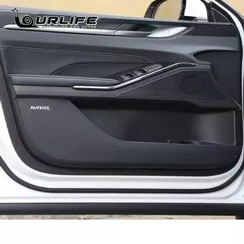 Кожаная Противоударная накладка на дверь автомобиля, боковая пленка, защитные наклейки, аксессуары для Great Wall Haval H6 2021 2022 2023 3th GT