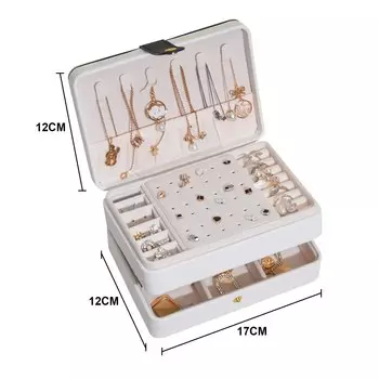 Кожаная шкатулка для украшений