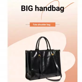 Кожаная сумка-тоут для женщин, винтажный Роскошный дизайнерский тоут на плечо, Вместительная дорожная деловая сумочка-тоут