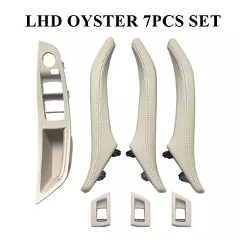 Кожаная внутренняя дверная ручка для салона автомобиля, накладка на панель для BMW 5 серии F10 F11 F18 520i 523i 525i 528i 535i