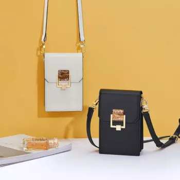 Кожаная женская сумка-Кроссбоди, новинка 2024, летняя сумка-ранец, сумка на плечо, нишевая коричневая сумка