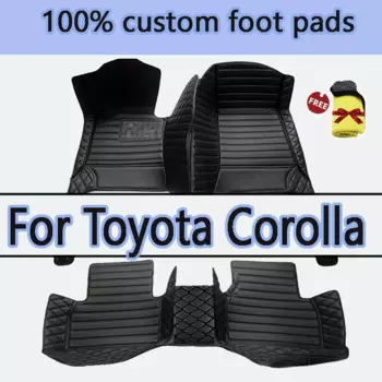 Кожаные автомобильные коврики для Toyota Corolla E120 2001 2002 2003 2004 2005 2006