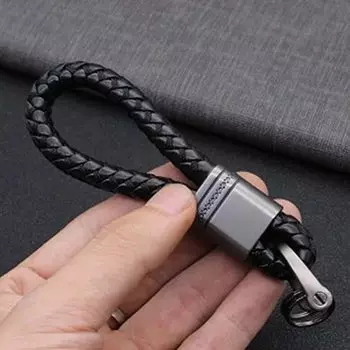 Кожаные брелки ручной работы, автомобильный брелок для ключей, мужской и женский милый автомобильный брелок, держатель для ключей, поясной брелок, очаровательная сумка, подарки, автомобильные аксессуары