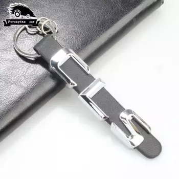 Кожаные брелоки из цинкового сплава для Mercedes Benz CLA CLC CLE CLK CLS AMG 3D автомобильный брелок металлический брелок для ключей кольца аксессуары