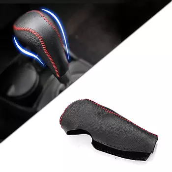 Кожаные чехлы для ручек переключения передач для Honda FIT 2008 2009 2010 2011 2012 2013, Нескользящие автоматические переключатели передач