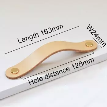 Кожаные ручки шкафа в скандинавском стиле для мебели, шкафа, кухонных ручек, винтажные дверные ручки ящика IHOMCASA