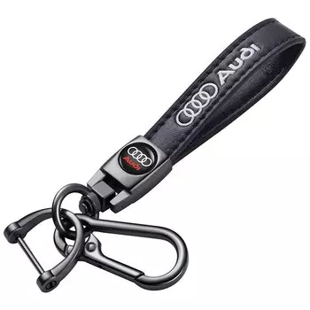 Кожаный Автомобильный брелок для ключей, брелок для ключей для Audi Sline RS A4 B7 B9 A3 8P B8 B6 8V 8L A6 C7 C6 C5 A5 Q2 Q3 Q5, аксессуары для стайлинга