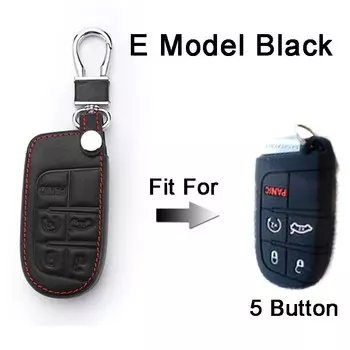 Кожаный Автомобильный держатель для ключей чехол для Jeep Renegade 2014 2015 Grand Cherokee Chrysler 300C для Fiat Freemont автомобильные аксессуары