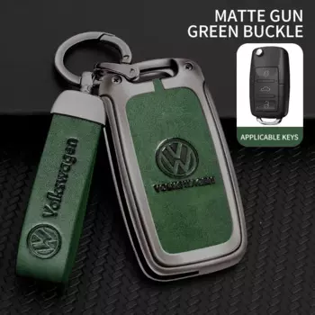 Кожаный Автомобильный флип-ключ, чехол, защитный чехол для VW Volkswagen Polo Tiguan Passat Golf Jetta Lavida, автомобильные аксессуары