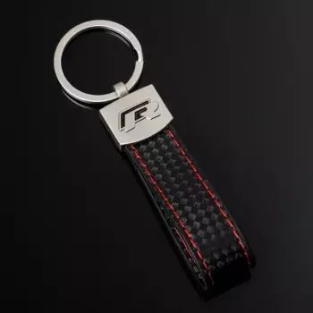 Кожаный брелок с логотипом автомобиля для Volkswagen Polo Golf Passat B5 B6 B7 MK6 Scirocco Lavida Santana Touran Magotan Брелок для ключей Подвеска