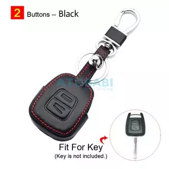 Кожаный чехол для автомобильного ключа ATOBABI, чехол для Брелока Для Opel Astra G Zafira A нonhera Omega B 2002 2003, защитный чехол для пульта дистанционного управления