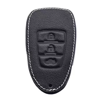 Кожаный чехол для автомобильного ключа, брелок для FAW Besturn X80 2018 2019 2020 2021, 3 кнопки, смарт-Брелок дистанционного управления, защитный чехол