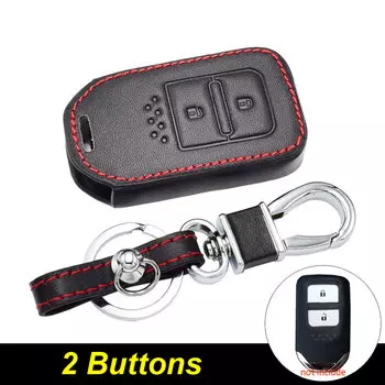 Кожаный чехол для автомобильного ключа для Honda Fit Lucky Vezel City Civic Jazz бритва BR-V HRV HR-V шаттл Gp8 смарт-пульт дистанционного управления защитный чехол