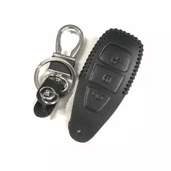 Кожаный чехол для автомобильного ключа для Ford Mondeo Fiesta Focus Titanium Fiesta C S B-MAX Ecosport Kuga Escape Edge Ranger Galaxy Fusion