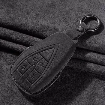 Кожаный чехол для автомобильного ключа для Changan CS35PLUS CS35 Plus CS55 PLUS CS75 PLUS Eado UNI-T UNI K Oushang X5 X7 EV 2019-2022