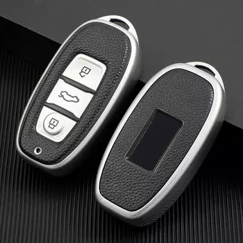 Кожаный чехол для автомобильного ключа из ТПУ для Hongqi H7 2013 2015 2017 2018, защитный чехол для смарт-ключей, держатель для ключей, аксессуары для ключей
