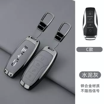 Кожаный чехол для автомобильного ключа из сплава для BYD Song Plus Atto 3 Han EV Tang DM Qin Seal Dolphin, держатель для пульта дистанционного брелка, аксессуары для ключей