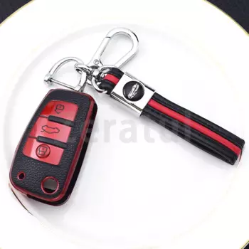 Кожаный чехол для автомобильного ключа из ТПУ для Audi A1 A3 A4 8P 8L 8V A5 B6 B7 A6 A7 C5 C6 Q3 Q5 Q7 4F S3 S4 S6 RS3 TT Shell Fob Holder