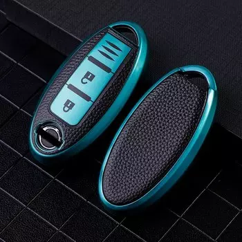 Кожаный чехол для автомобильного ключа из ТПУ для Nissan Leaf Micra Qashqai J11 J10 X Trail T32 Versa Note