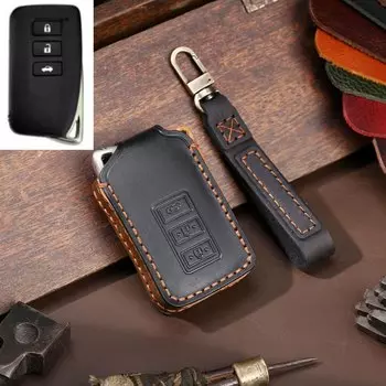 Кожаный чехол для автомобильного ключа ручной работы для Lexus NX ES GS RX IS RC LX 200 250 350 450H 300H ES200, автоматический держатель для дистанционного ключа, брелок