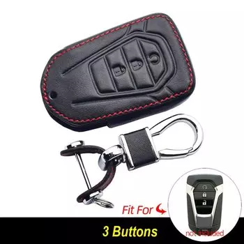 Кожаный чехол для автомобильного ключа с дистанционным управлением, защитный чехол для Isuzu New MU-X X Series DMAX D-Max X-surface Pickup 2020 2021 2022