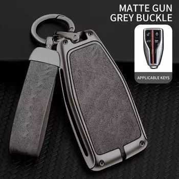 Кожаный чехол для автомобильного ключа с дистанционным управлением из цинкового сплава, защитный чехол для Hongqi HS5 H5 H9 HS7 H7 L5 HS3 L9, автомобильные аксессуары