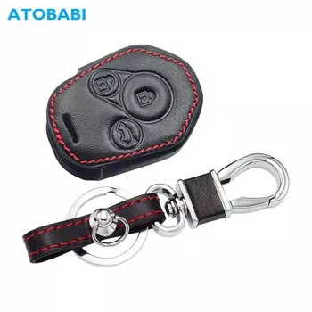 Кожаный чехол для автомобильного ключа с дистанционным управлением, Аксессуары для автомобилей Subaru XV WRX V10 Legacy B15 Forester Impreza 2015 2016 2017