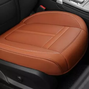 Кожаный чехол для автомобильных сидений Karcle, чехлы на передние и задние сиденья, полный комплект с объемной нижней водонепроницаемой подушкой сиденья, автомобильные аксессуары